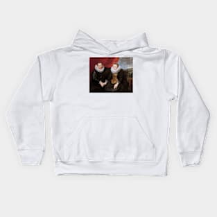 A Married Couple by Anthony van Dyck Kids Hoodie